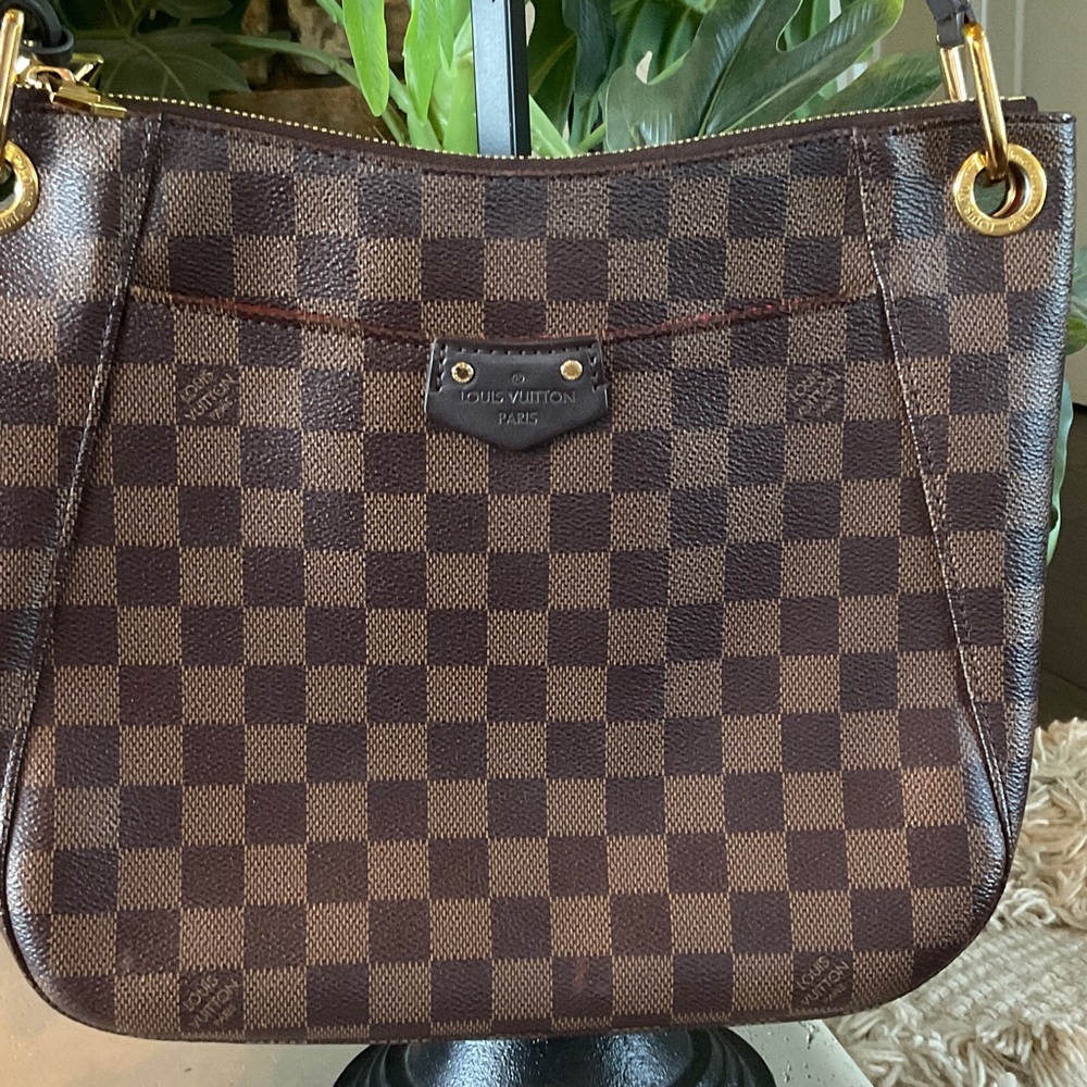 Louis Vuitton Damier Ebene South Bank Basace Shoulder Bag
